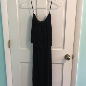 Off-the-shoulder maxi dress